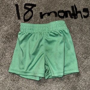 18 Months Green Shorts